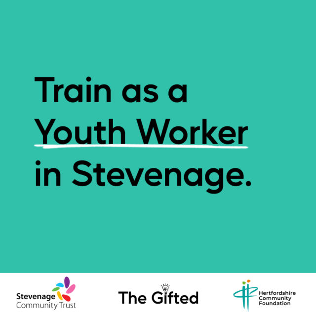 We have a new project starting on 15th April in #Stevenage - funded by @hertscommunityfoundation and @stevenagecommunitytrust. If you are aged 18-25 years and interested in training as a #youthworker get in touch! Learn more and apply on our website #linkinbio

#stevenage #stevenagemums #stevenageoldtown #careexperienced #careleavers #careleaver #trainingcourse #trainingcourses #youthwork #youthworker #youthworkers