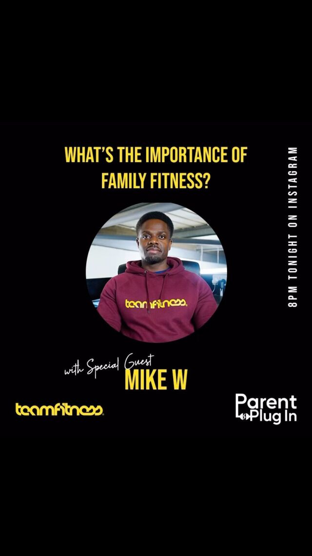 TONIGHT on Parent Plug-In we’re joined by fitness expert @mikewayans to discuss the importance of fitness for the whole family and what he’s doing to encourage more teenage girls to get fit. 

Join us at 8pm on Instagram.

#fitness #fitnessmotivation #fitnessadvice #fitnessexpert #getfit #familyfitness #teenagegirls #healthadvice #healthtipsoftheday #healthtipsforwomen #healthgoals