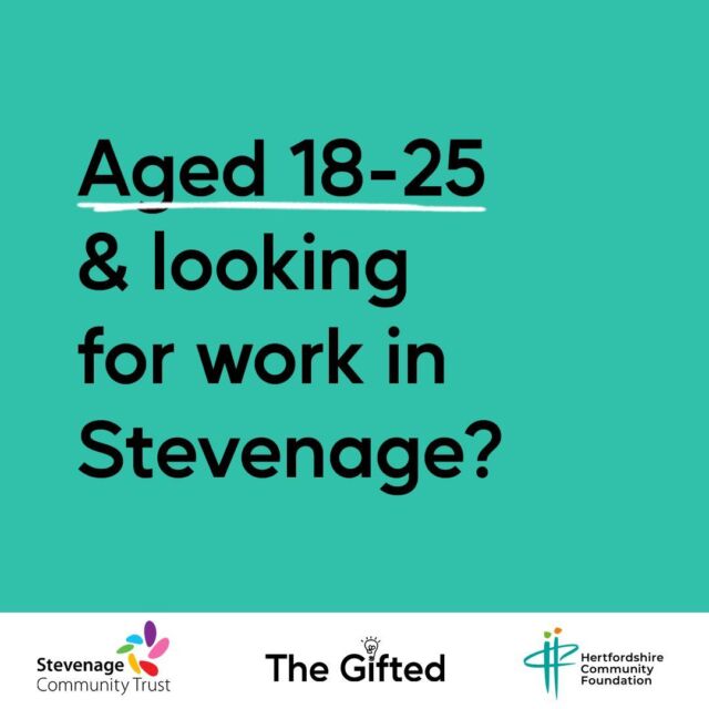 Don't miss out on this unique opportunity to start a new career!

Thanks to funding from @hertscommunityfoundation and @stevenagecommunitytrust, 18-25 year old residents of Stevenage will have an amazing opportunity to train as a Youth Worker.

Starting on April 15th, these training sessions will be held both online and in-person. However, there only, a very limited, 15 spaces available!

Upon successful completion of the course, you will earn an interview with The Gifted to be employed as a sessional youth worker. We are particularly interested in those who are in care or are recent care leavers, however, if you are a Stevenage resident, you are welcome to apply.

Follow the link in bio for more information, but remember, spaces are very limited.

#stevenage #stevenagemums #stevenageoldtown #careexperienced #careleavers #careleaver #trainingcourse #trainingcourses #youthwork #youthworker #youthworkers
